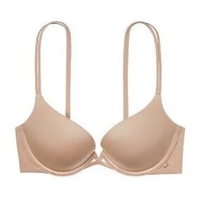 Victorias Secret VERY SEXY PUSH UP Bombshell Bra 32DD Padded Nude